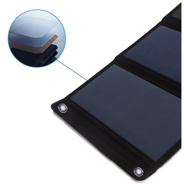 Portable mobile solar panel 25W