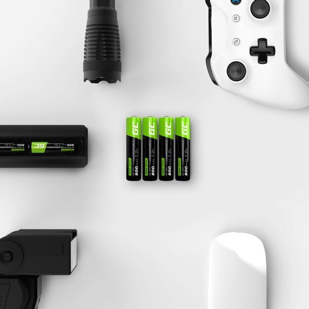 GREENCELL Green Cell akumuliatorius 4x  AAA HR03 12V 800mAh GR04
