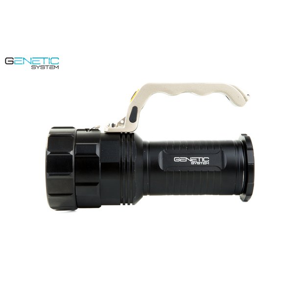 Pakraunamas galingas prožektorius su rankena 