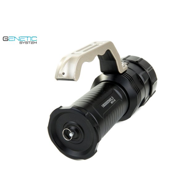 Pakraunamas galingas prožektorius su rankena 