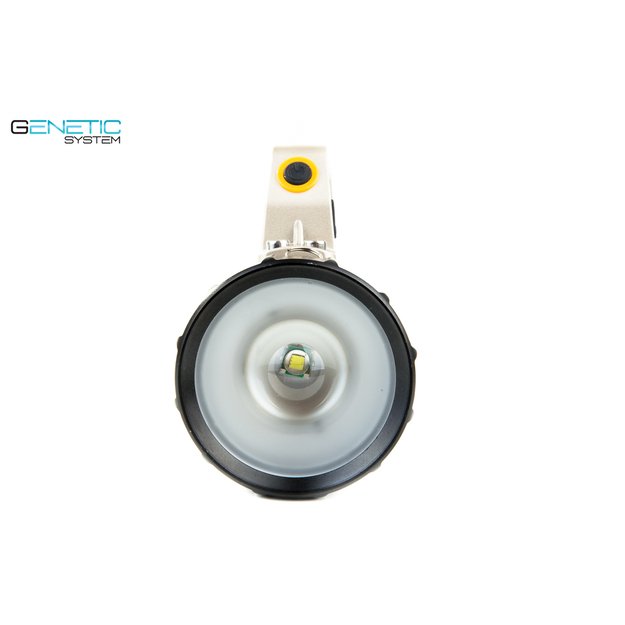 Pakraunamas galingas prožektorius su rankena 