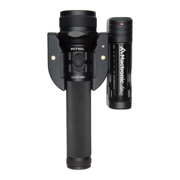 Įkraunamas Mactronic patrulinis žibintuvėlis su įkrovimo stotele Patrol charger+