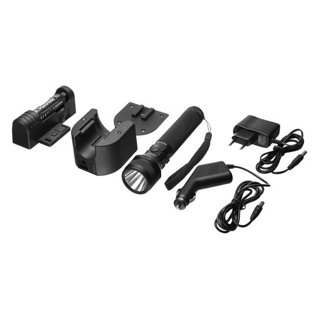 Įkraunamas Mactronic patrulinis žibintuvėlis su įkrovimo stotele Patrol charger+