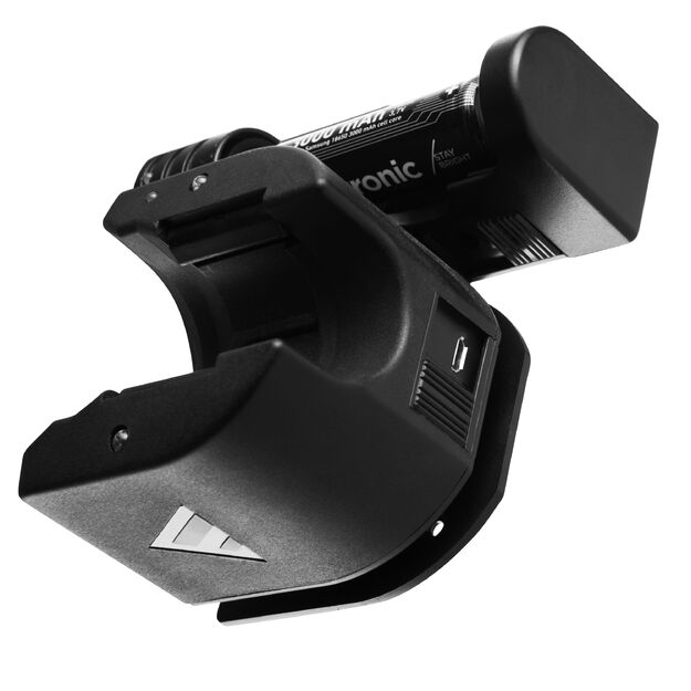 Įkraunamas Mactronic patrulinis žibintuvėlis su įkrovimo stotele Patrol charger+