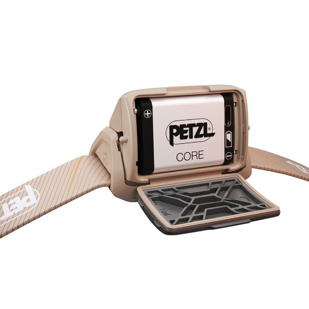 Petzl TIKKA® CORE 450lm žibintuvėlis E067AB02 RUDAS