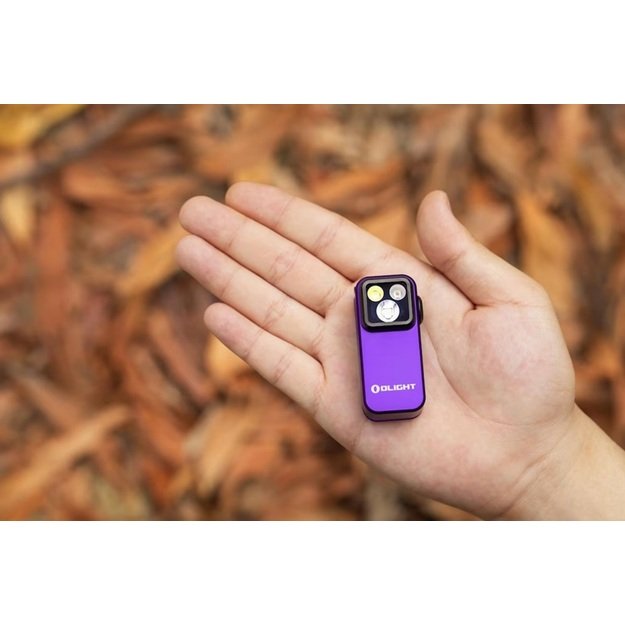 Olight Oclip Pro įkraunamas žibintuvėlis 500lm Purple