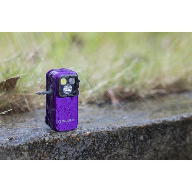 Olight Oclip Pro įkraunamas žibintuvėlis 500lm Purple