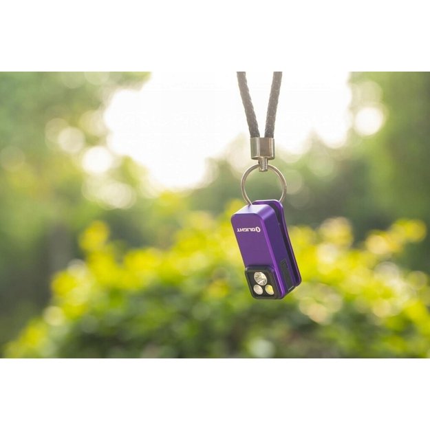 Olight Oclip Pro įkraunamas žibintuvėlis 500lm Purple