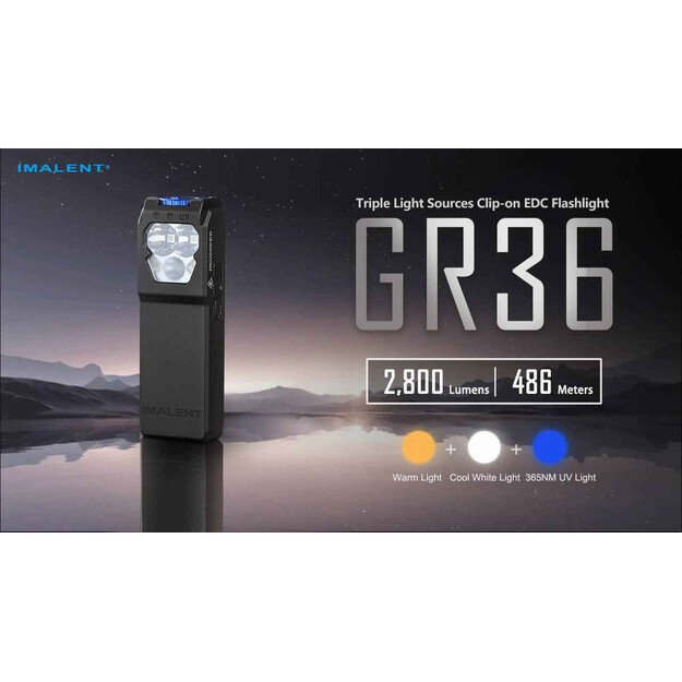 IMALENT GR36 žibintuvėlis EDC Gear