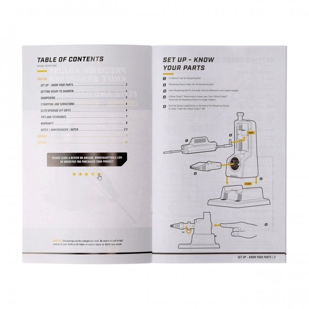 Система заточки Work Sharp Precision Adjust Elite + стабилизатор