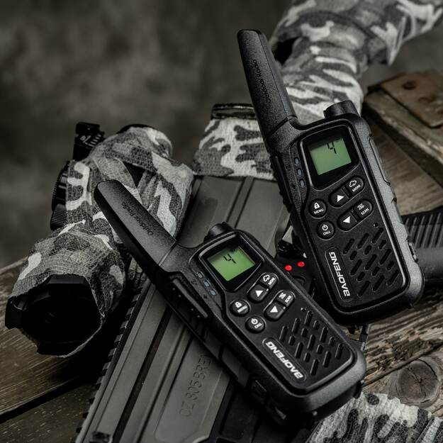 Baofeng BF-T25E PMR radios, 2 pcs. Black