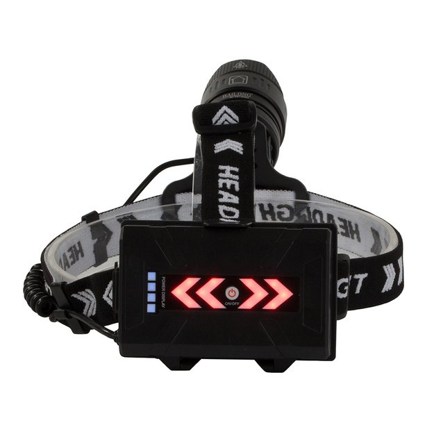 Žibintuvėlis ant galvos XHP360 USB įkraunamas