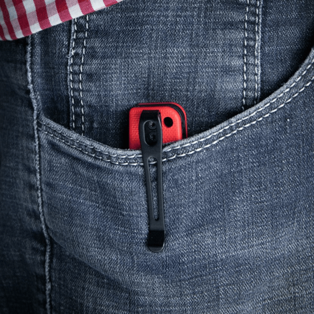 Kubey Wolverine sulenkiamas peilis G10 D2 KU233E Raudona/Juoda