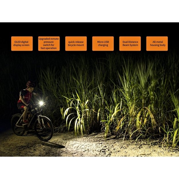 Fenix dviračio žibintas BC30R 2017 