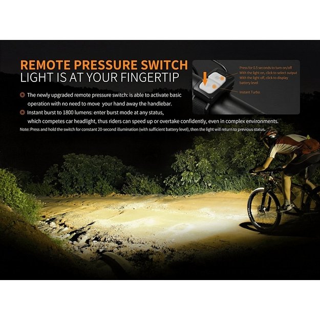 Fenix dviračio žibintas BC30R 2017 