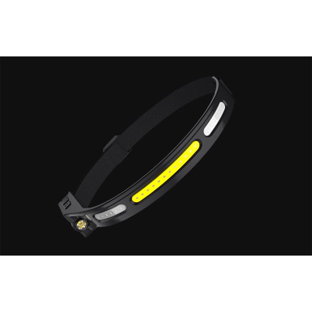 Supfire HL76 žibintuvėlis ant galvos, JUODAS