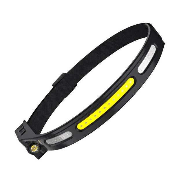 Supfire HL76 žibintuvėlis ant galvos, JUODAS