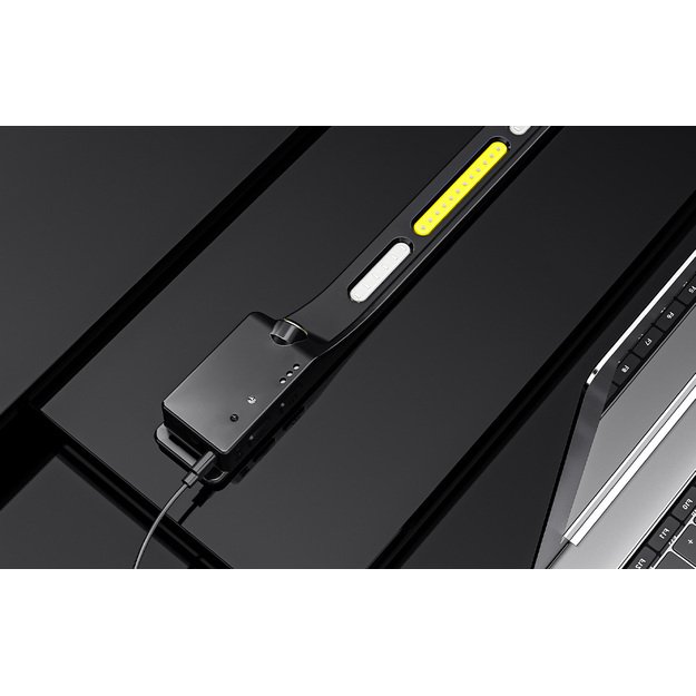 Supfire HL76 žibintuvėlis ant galvos, JUODAS