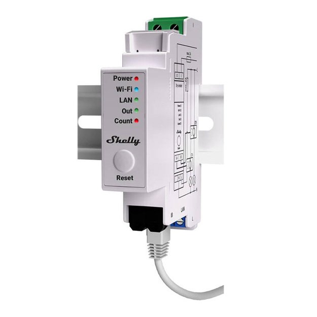 Shelly Pro EM-50 Energy Meter, WiFi/LAN