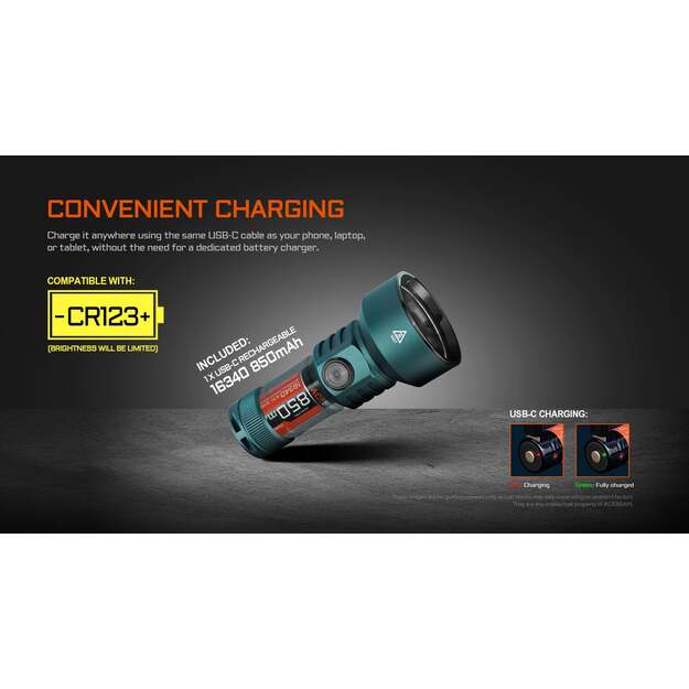 Acebeam E10 2.0 didelio nuotolio kompaktiškas EDC žibintuvėlis