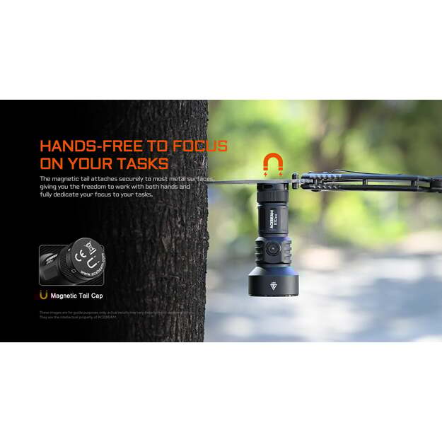 Acebeam E10 2.0 didelio nuotolio kompaktiškas EDC žibintuvėlis