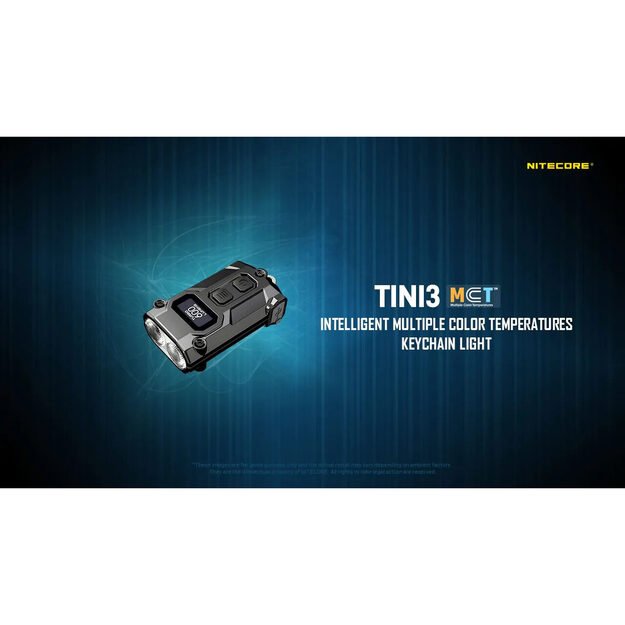 Фонарь Nitecore TINI 3 LED 600 лм, серый