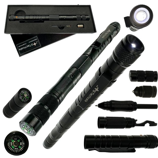 JB Tacticals Kubotan – profesionalus 10-in-1 taktinis rašiklis JB-03