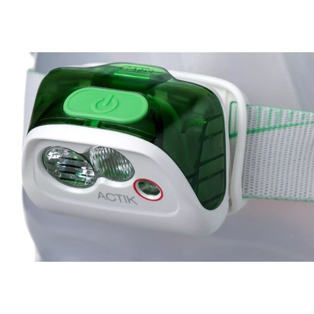 PETZL Actik prožektorius ant galvos 350 lm, žalia - balta