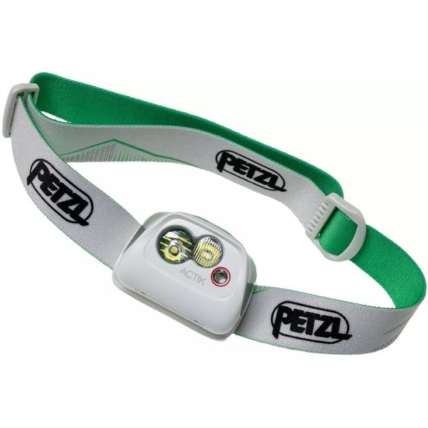 PETZL Actik prožektorius ant galvos 350 lm, žalia - balta