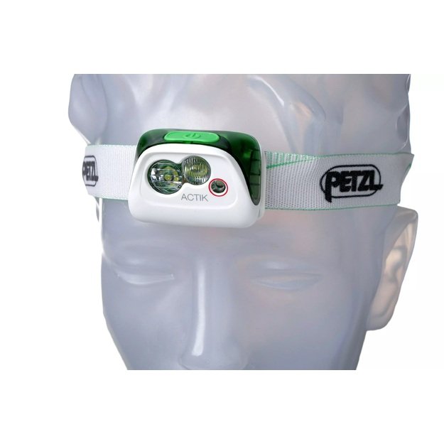 PETZL Actik prožektorius ant galvos 350 lm, žalia - balta