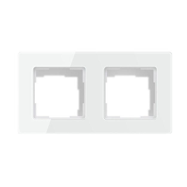 Avatto 2 Socket TS20 light switch frame (white)