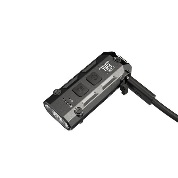 Фонарик NITECORE TIP3 с несколькими цветами, черный.