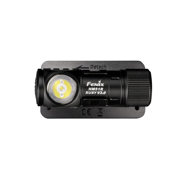 Fenix HM51R Ruby V3.0 Flashlight 860 lm ALL BLACK