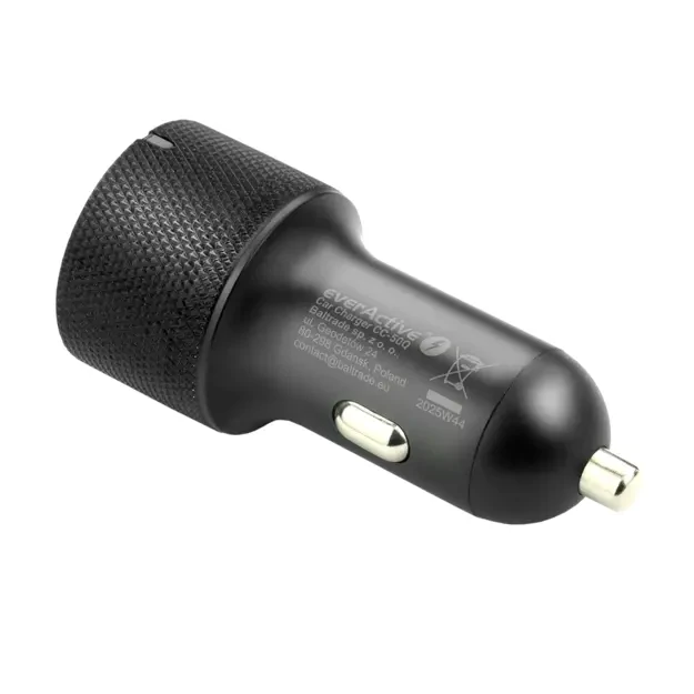 everActive CC-50Q automobilinis įkroviklis su USB QC3.0 ir USB-C PD 75W