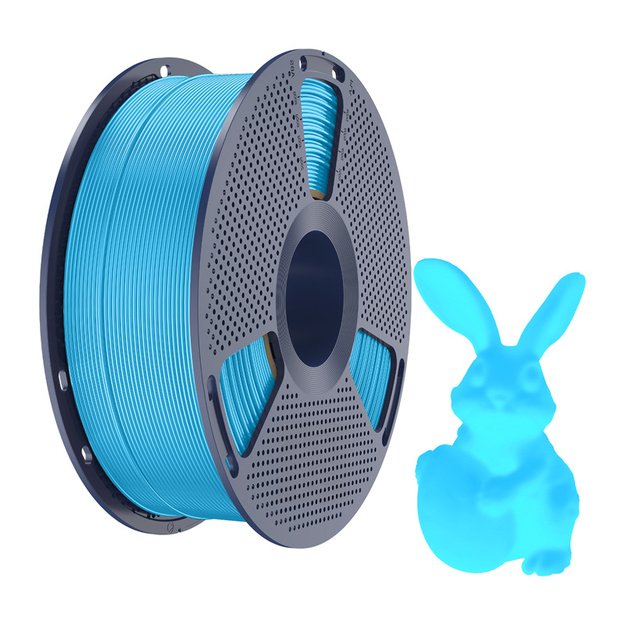 Filament Sunlu PLA Glow In The Dark (niebieski)