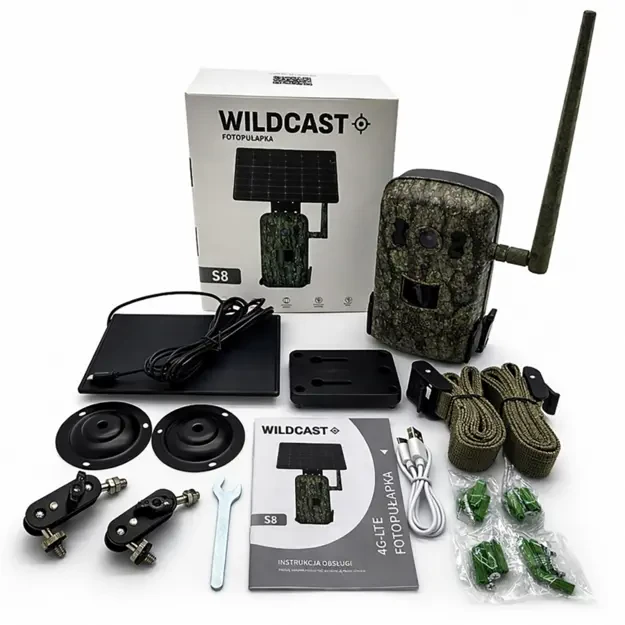 WildCast S8 GSM stebėjimo kamera su 32GB atminties kortele