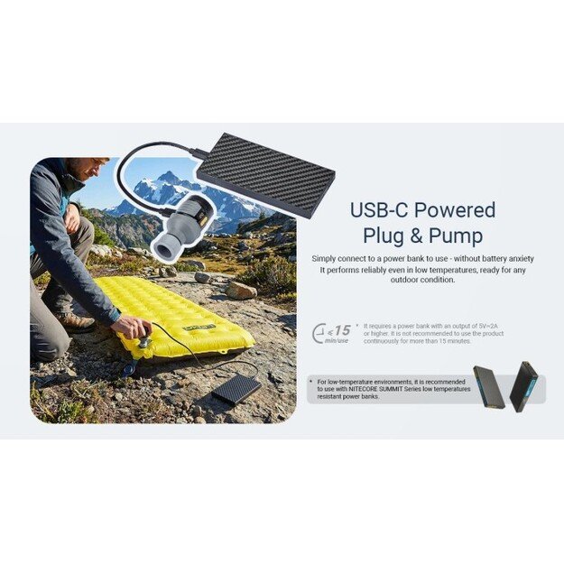 Nitecore AP01 mini pompa USB-C