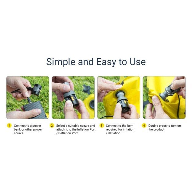 Nitecore AP01 mini pompa USB-C
