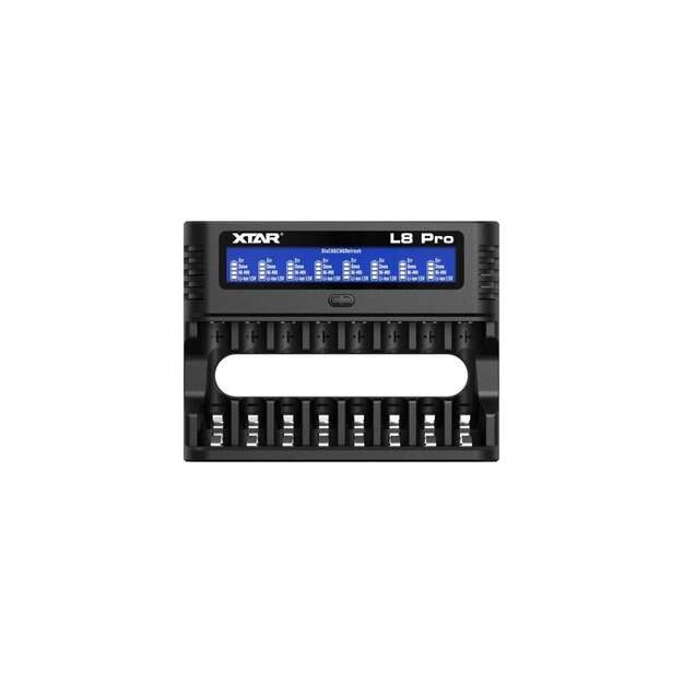 Зарядное устройство XTAR L8 Pro для литий-ионных 1,5В и Ni-MH 1,2В аккумуляторов AA / AAA