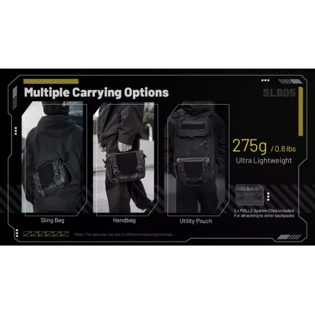 Nitecore SLB05 – EDC Sling Bag, 2 Liters