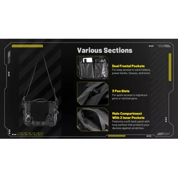 Nitecore SLB05 – EDC Sling Bag, 2 Liters