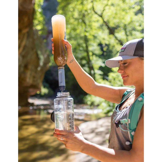LifeStraw "Peak" Solo Personal vandens filtras Limeade LSPSSOLAWW