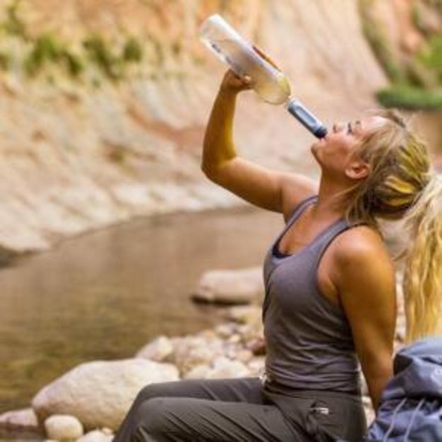 LifeStraw "Peak" Solo Personal vandens filtras Limeade LSPSSOLAWW
