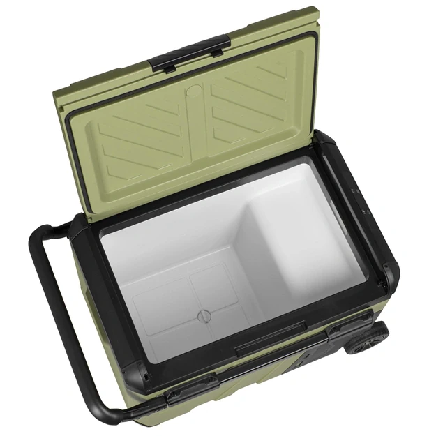 Kelioninis šaldytuvas 37L DC 12/24V AC 220-240V, vienos kameros, su ratukais, „Travel series VA-TW37“, Vayox