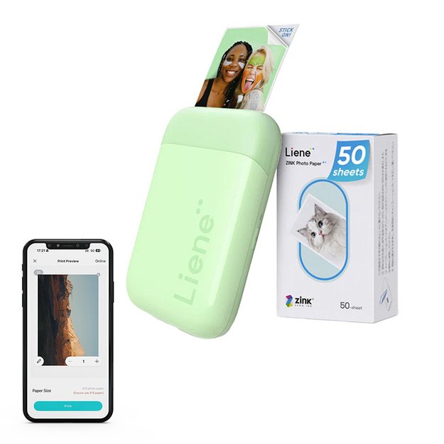 Liene Pearl 2x3  Portable Photo Printer (Green)