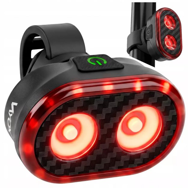 Vayox galinis dviračio žibintas 700mAh 200lm IPX6 VAR200