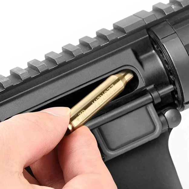 Lazerinis šovinys optikos kalibravimui .308 .243 Win, ginklo prišaudymui, raudonas lazeris