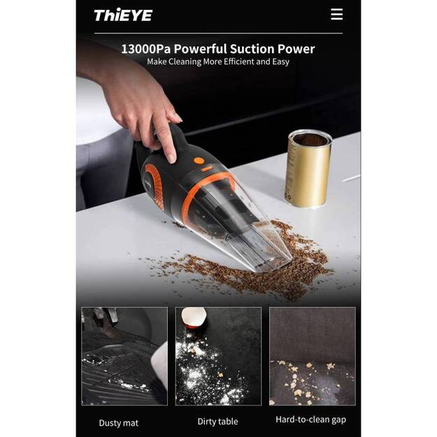 13000Pa Handheld Cordless Vacuum Cleaner VacKit 1