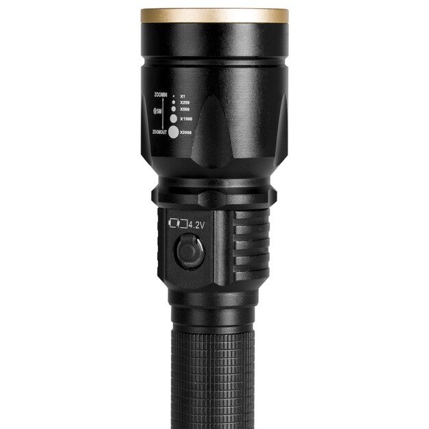 Vayox taktinis žibintuvėlis XP-E LED 800lm zomm VA0027