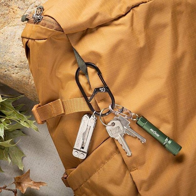 Nite Ize – G serijos dviejų kamerų juodas karabinas Nr. 2 – GS2-01-R6